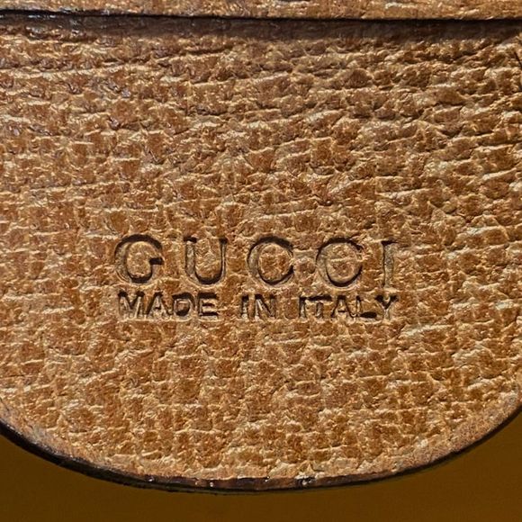 Gucci -- Brown Leather Handbag (Pre-Owned) - Picture 6 of 9